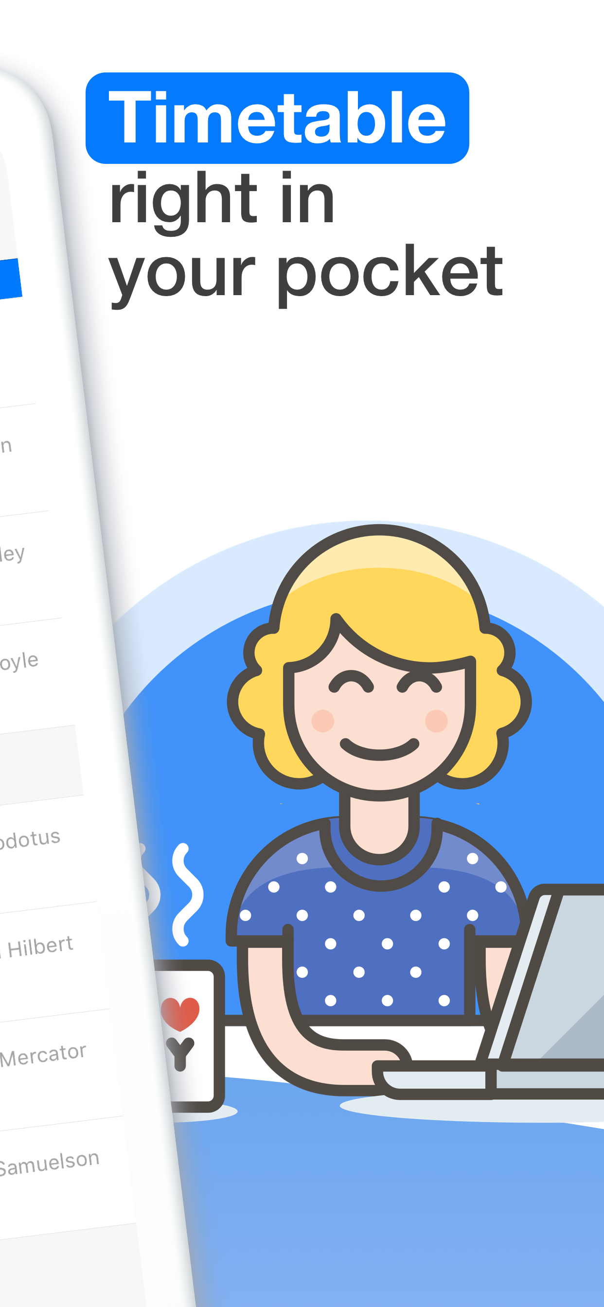 Timetable screenshot
