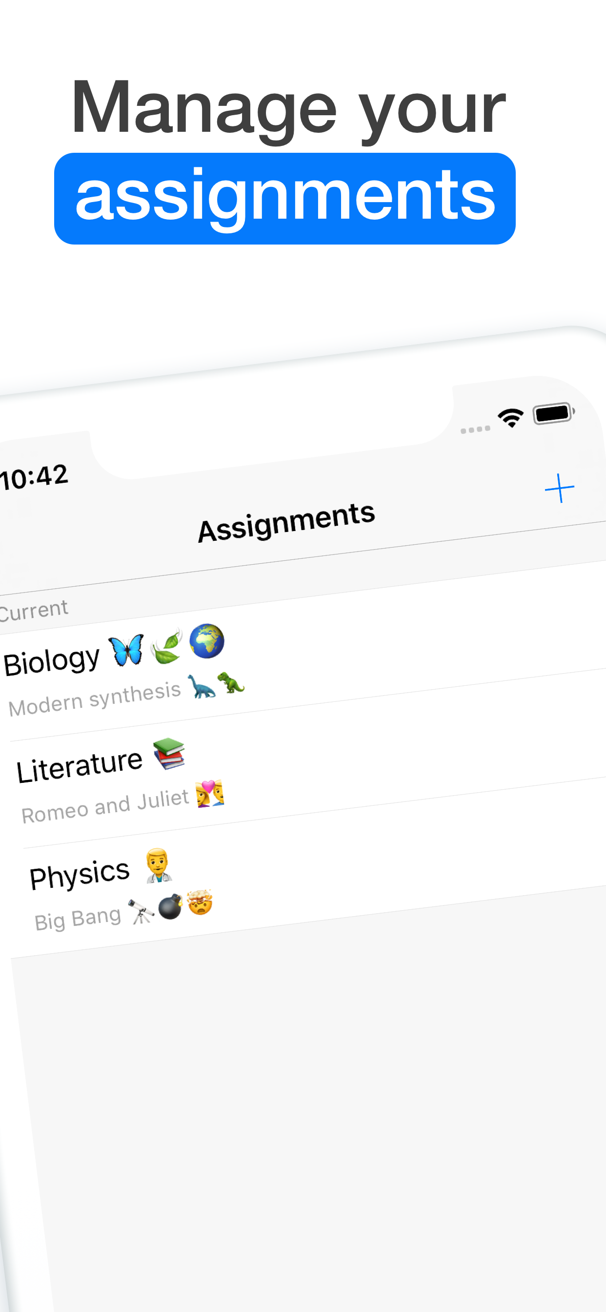 Timetable screenshot